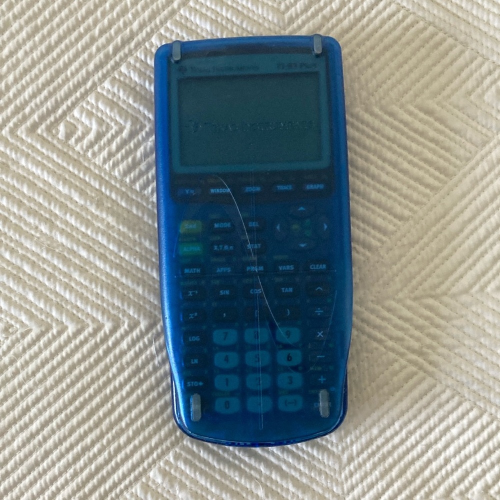 Texas Instruments TI-83 Plus Graphing Calculator in Blue - Picture 2 of 2